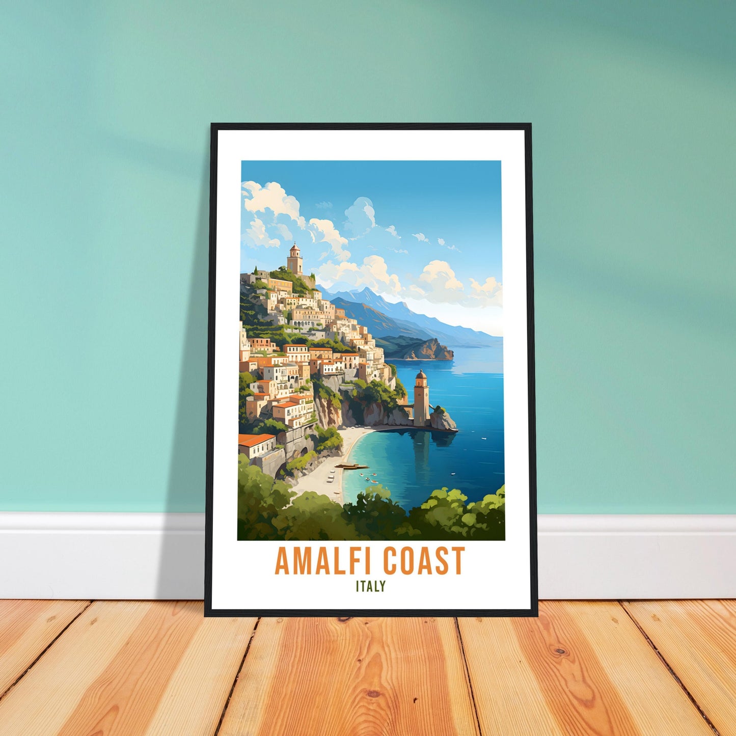 Amalfi Coast Travel Print Wall Art Amalfi Italy Wall Hanging Home Decor Amalfi Gift Art Lovers Wall Art Print Amalfi Italy Art Amalfi Art