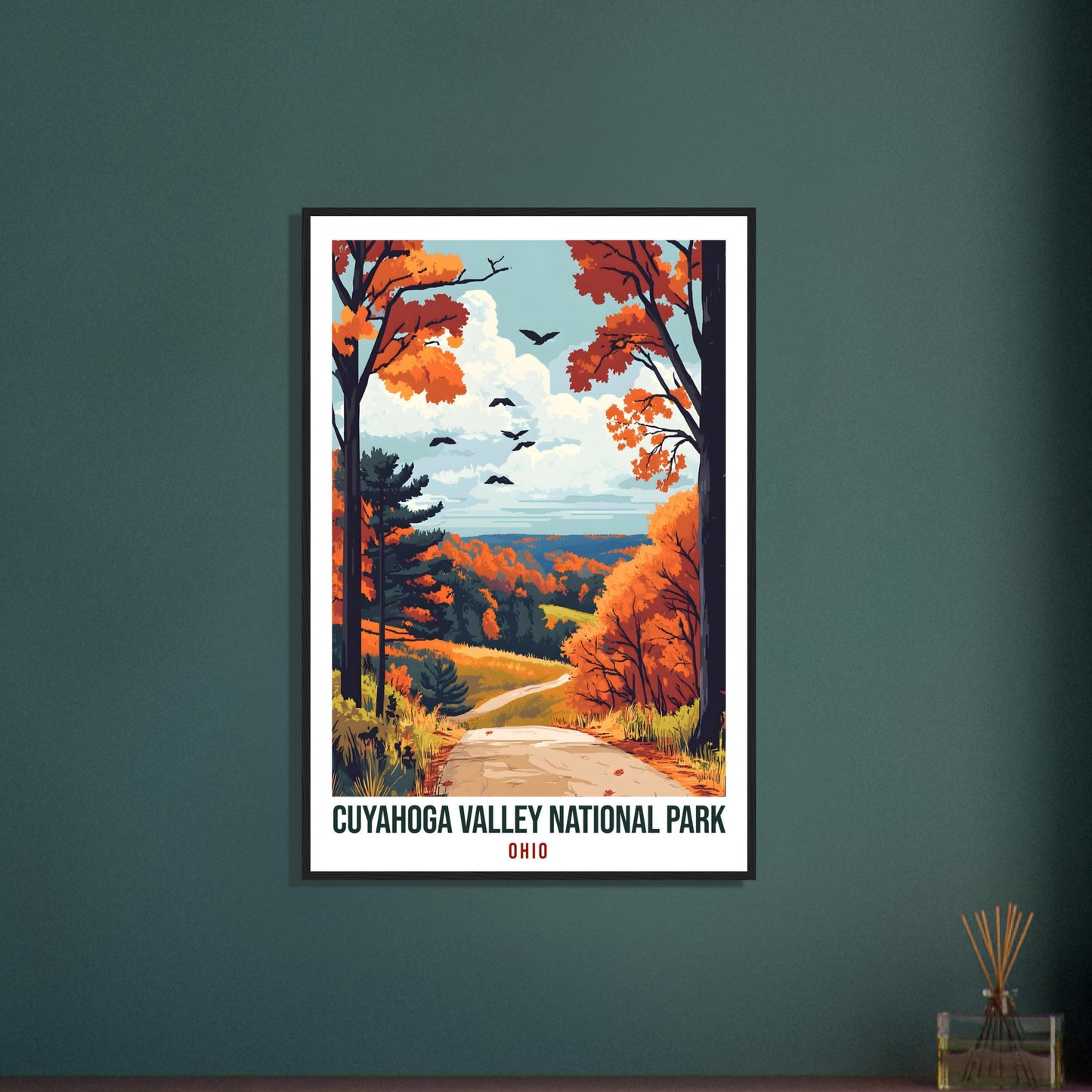 Cuyahoga Valley National Park Ohio USA Travel Print Wall Art Wall Hanging Décor Cuyahoga Valley Gift Travel Art USA Artwork Travel Poster