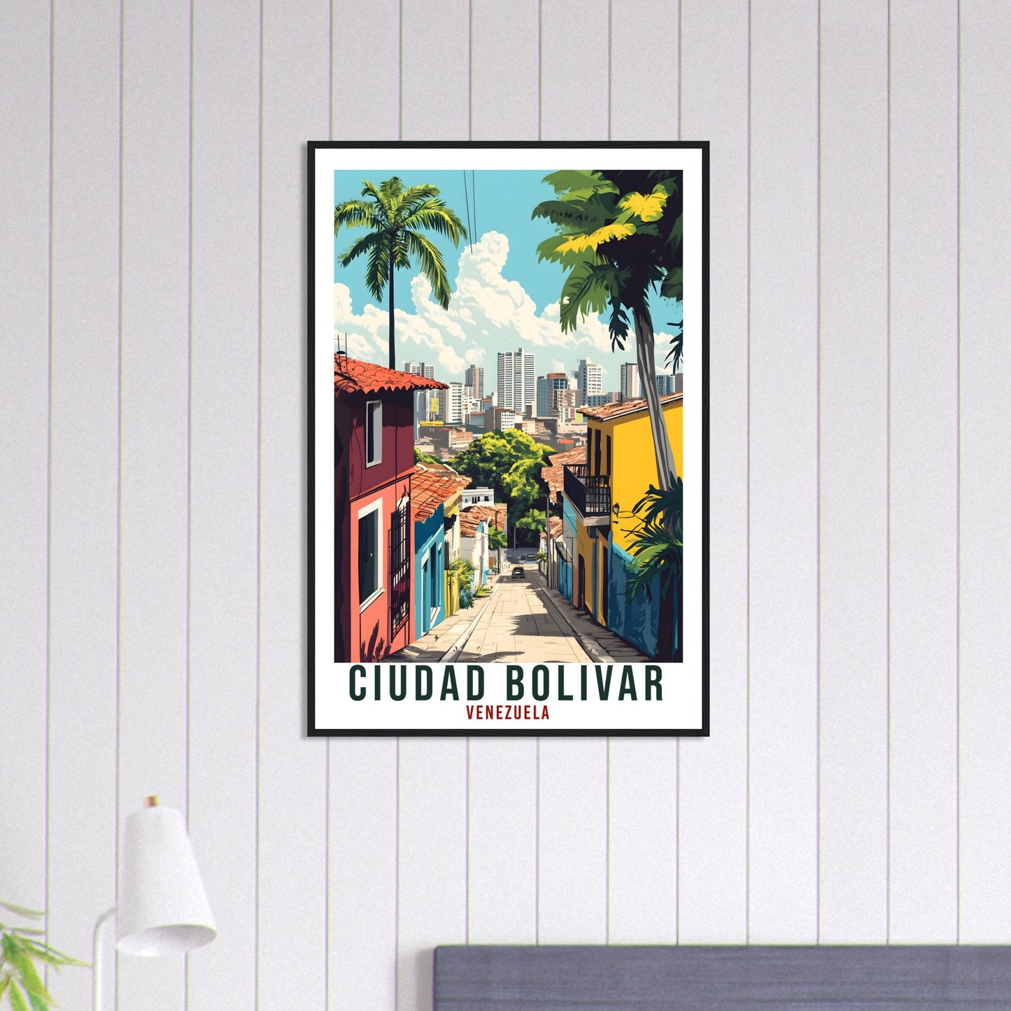 Ciudad Bolivar Travel Print Venezuela Decor Wall Art Gift Wall Hanging Art Lover Ciudad Bolivar Venezuelan Artwork Travel Poster Travel Art