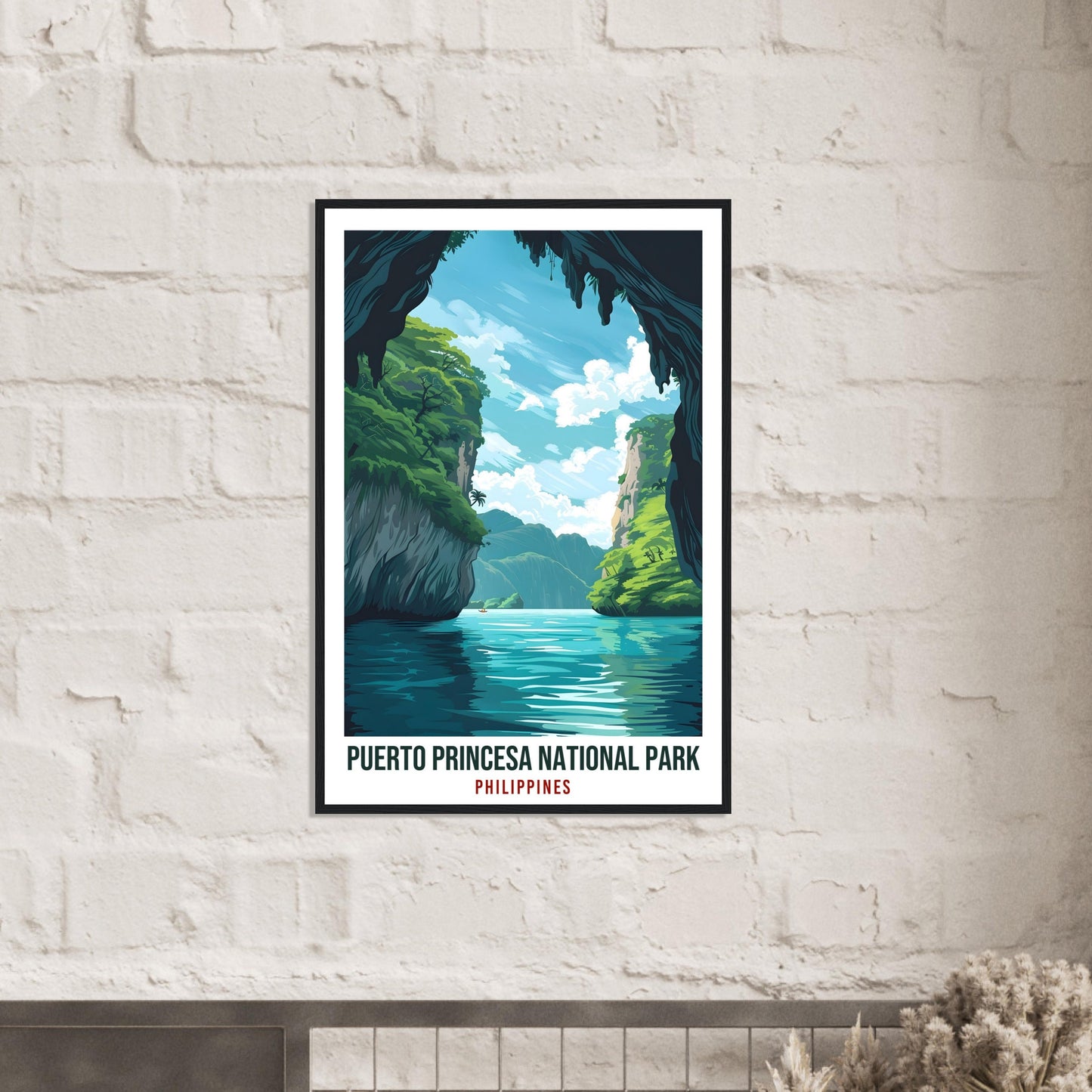 Puerto Princesa National Park Philippines Travel Print Wall Art Wall Hanging Décor Puerto Princesa Gift Artwork Travel Art Travel Poster
