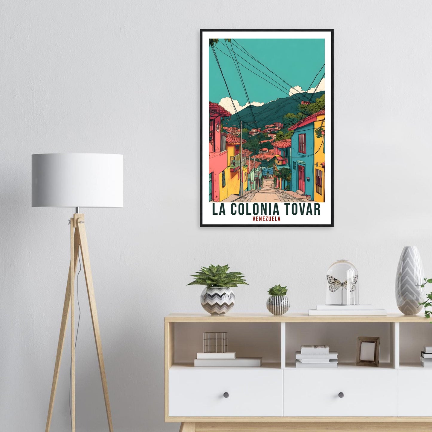 La Colonia Tovar Travel Print Venezuela Home Decor Wall Art Wall Hanging Art Lover Colonia Tovar Venezuelan Artwork Travel Poster Travel Art