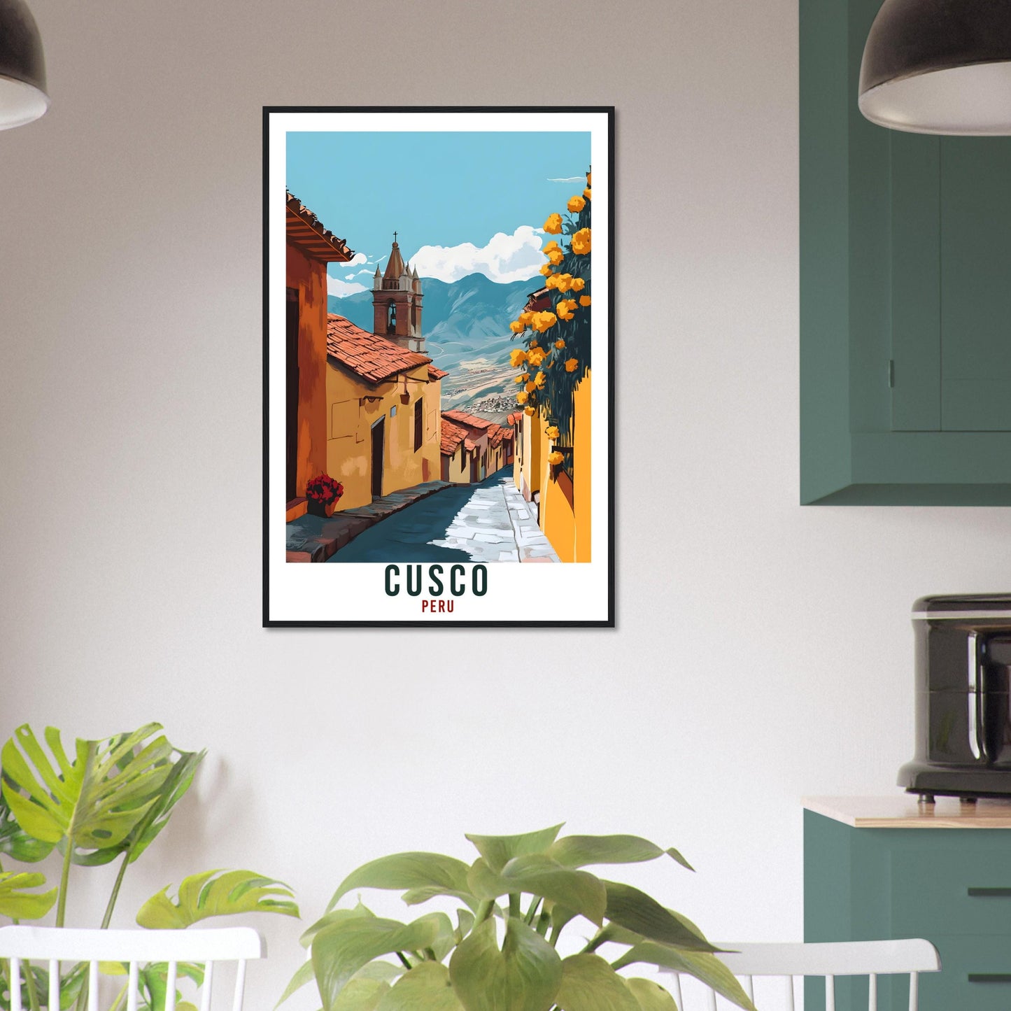 Cusco Travel Poster Peru Home Decor Cusco Wall Art Gift Wall Hanging Art Lover Cusco Peruvian Artwork Travel Print Peru Cusco Travel Art