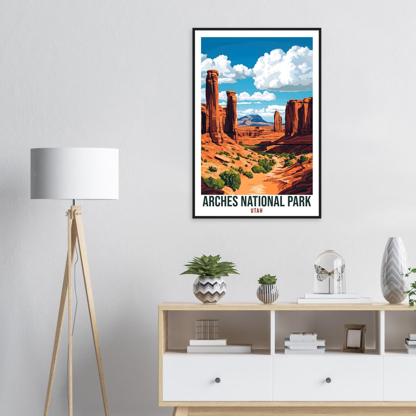 Arches National Park USA Travel Print Wall Art Wall Hanging Home Décor Arches National Park Utah Gift Travel Art USA Artwork Travel Poster