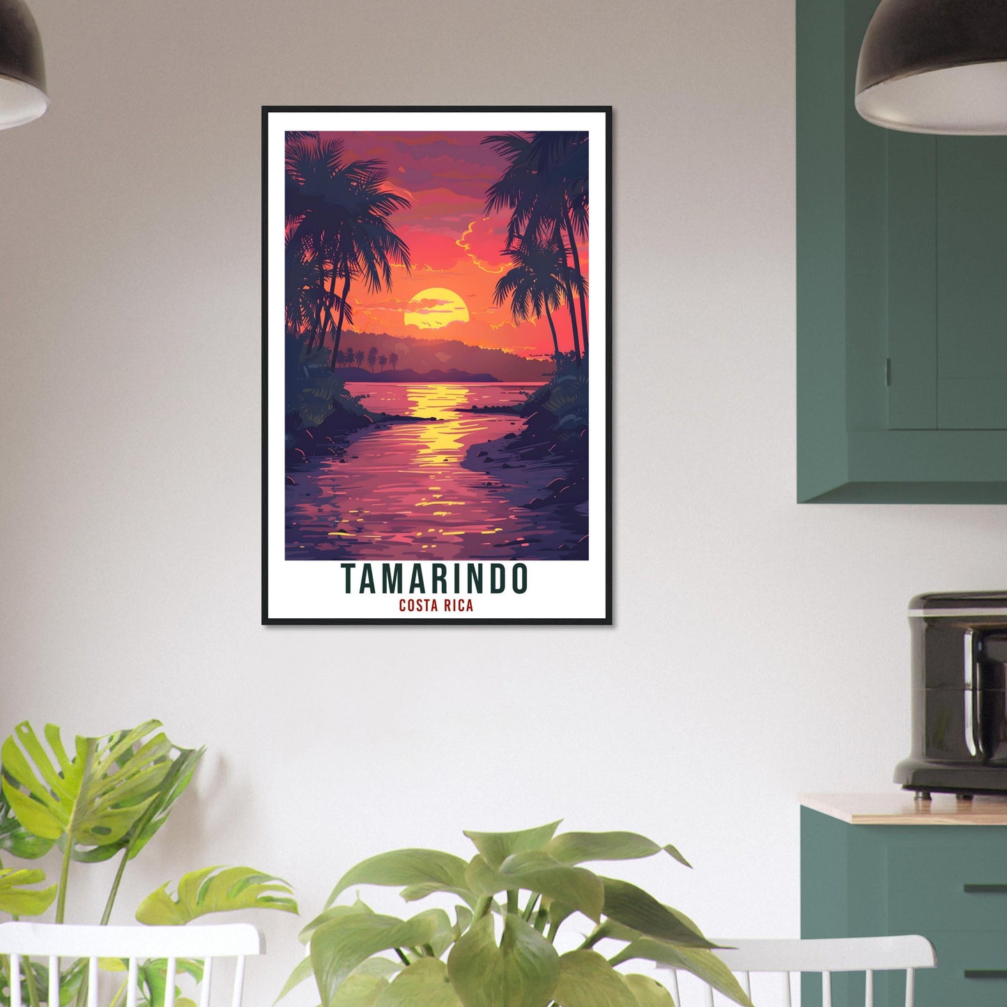 Tamarindo Costa Rica Travel Print Wall Art Wall Hanging Home Décor Tamarindo Gift Landmark Artwork Travel Art Costa Rica City Travel Poster
