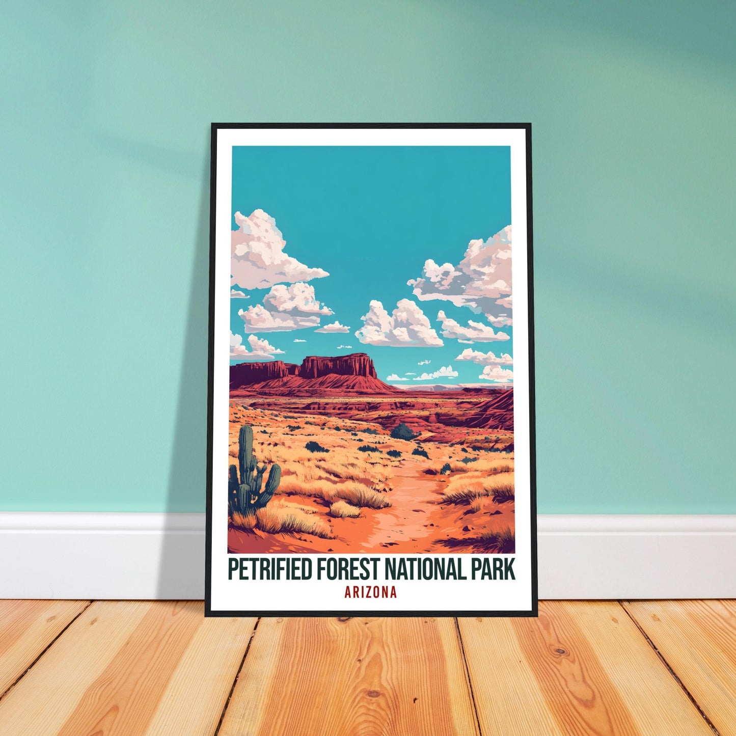 Petrified Forest National Park Arizona USA Travel Print Wall Art Wall Hanging Home Décor Alajuela Gift Travel Art USA Artwork Travel Poster