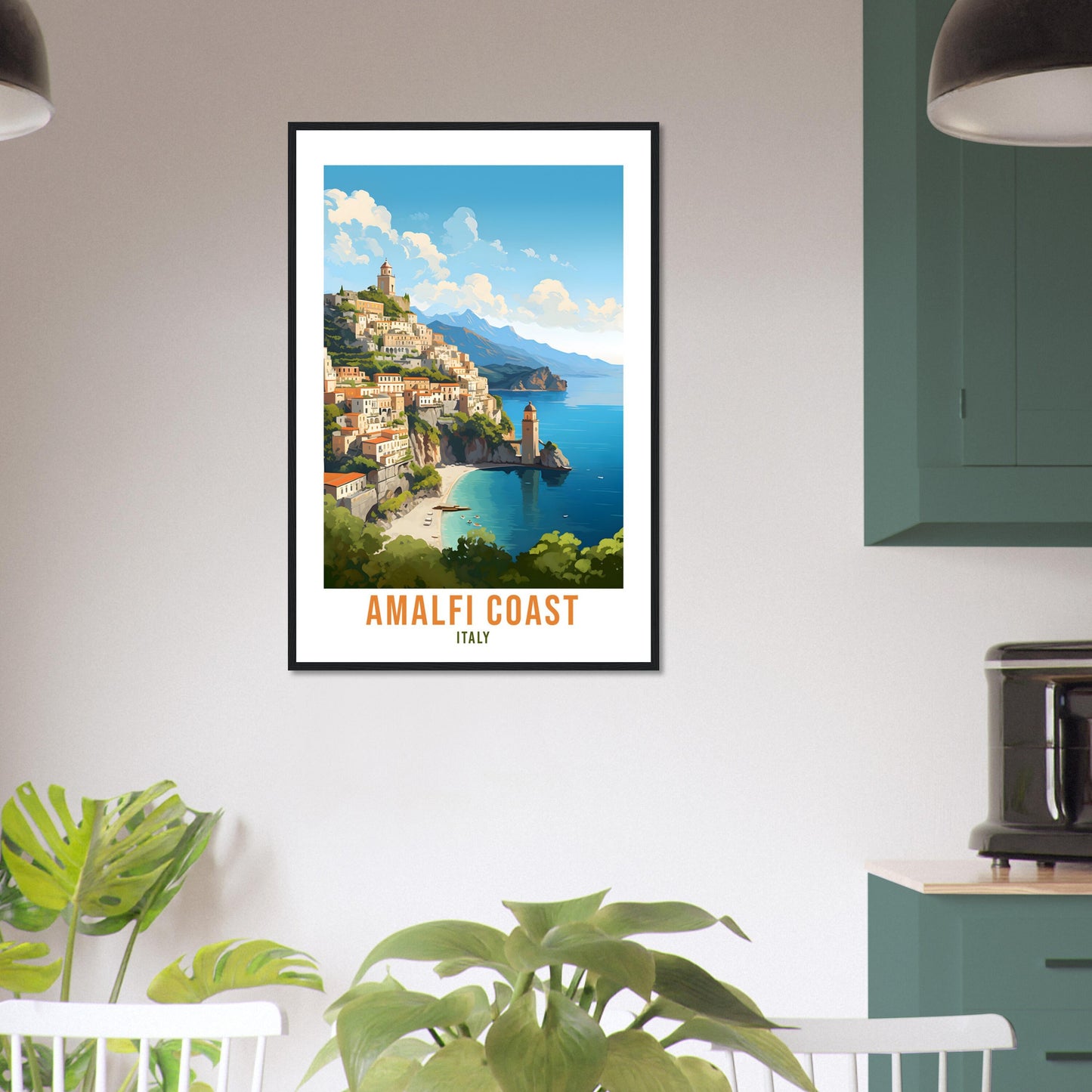 Amalfi Coast Travel Print Wall Art Amalfi Italy Wall Hanging Home Decor Amalfi Gift Art Lovers Wall Art Print Amalfi Italy Art Amalfi Art