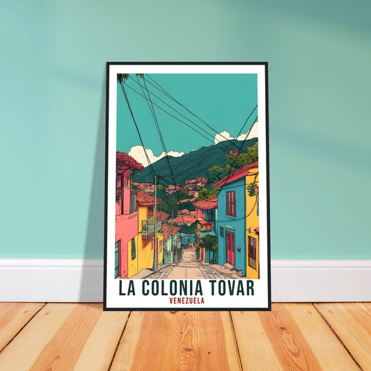 La Colonia Tovar Travel Print Venezuela Home Decor Wall Art Wall Hanging Art Lover Colonia Tovar Venezuelan Artwork Travel Poster Travel Art