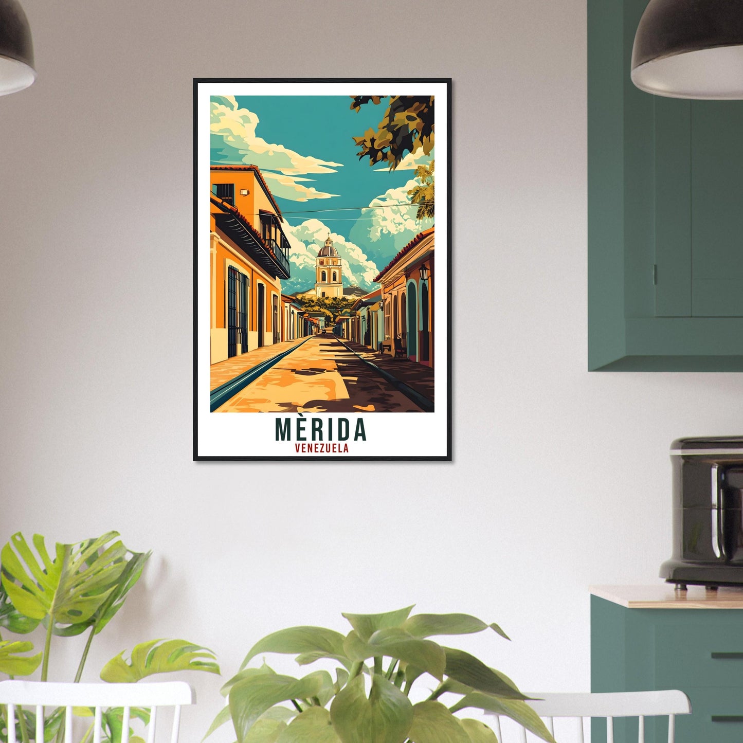 Merida Travel Print Venezuela Home Decor Merida Wall Art Gift Wall Hanging Art Lover Merida Venezuelan Artwork Travel Poster Travel Art