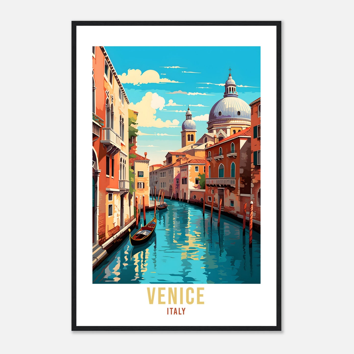 Venice Travel Print Wall Art Venice Wall Hanging Italy Gift Venice Holiday Print Art Print Venice Travel Gift Travel Poster Venice City Art