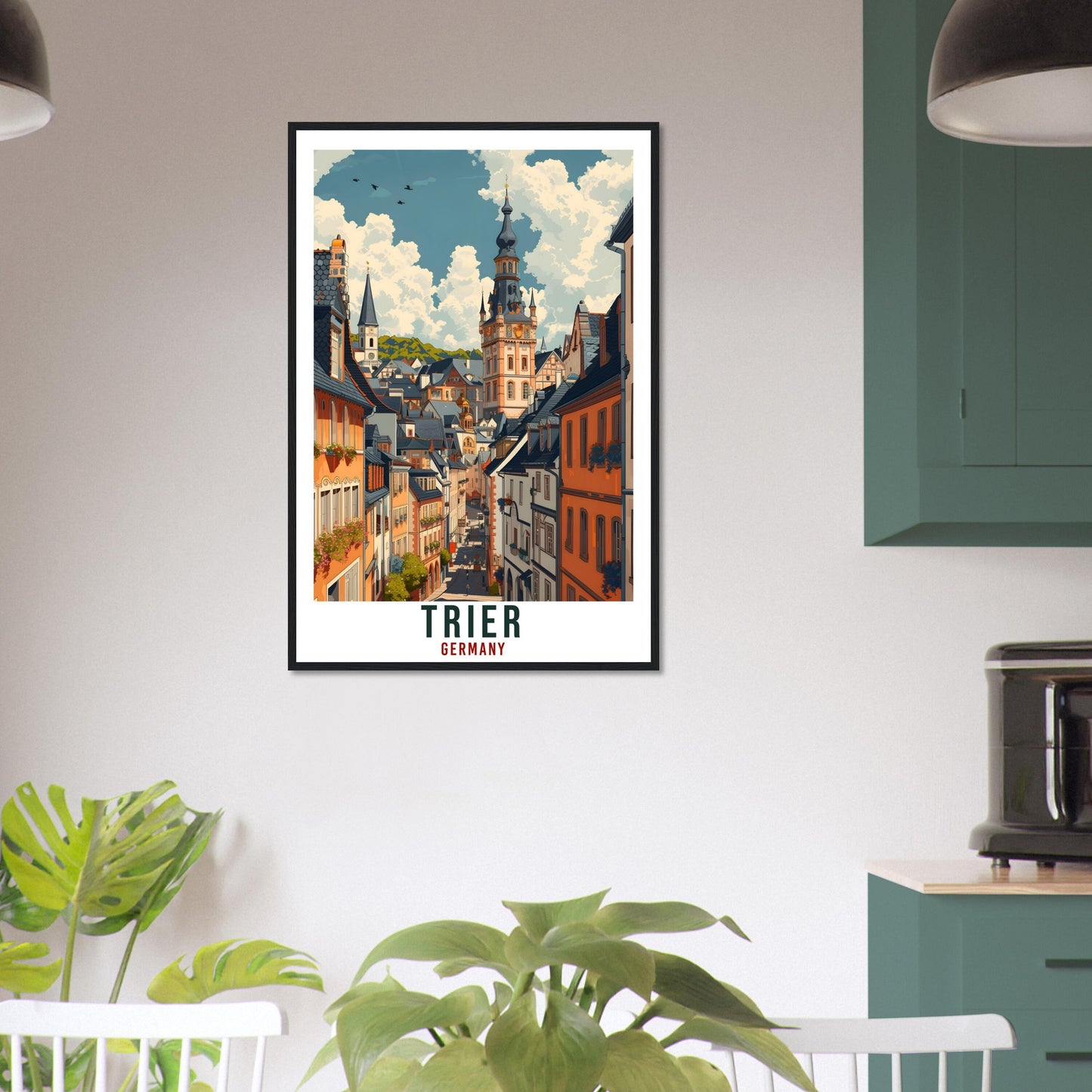 Trier Germany Travel Print Germany Home Decor Trier German City Wall Art Gift Wall Hanging Art Lover Germany Artwork Trier Travel Poster