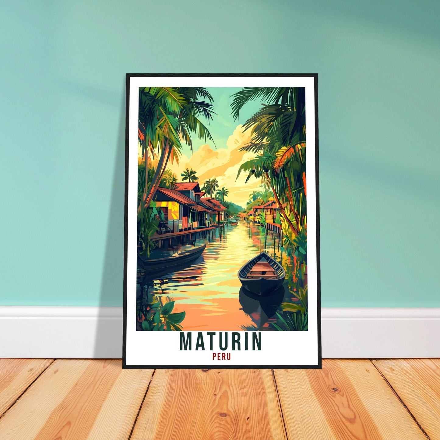Maturin Travel Print Peru Home Decor Maturin Wall Art Gift Wall Hanging Art Lover Maturin Peruvian Artwork Travel Poster Travel Art Peru