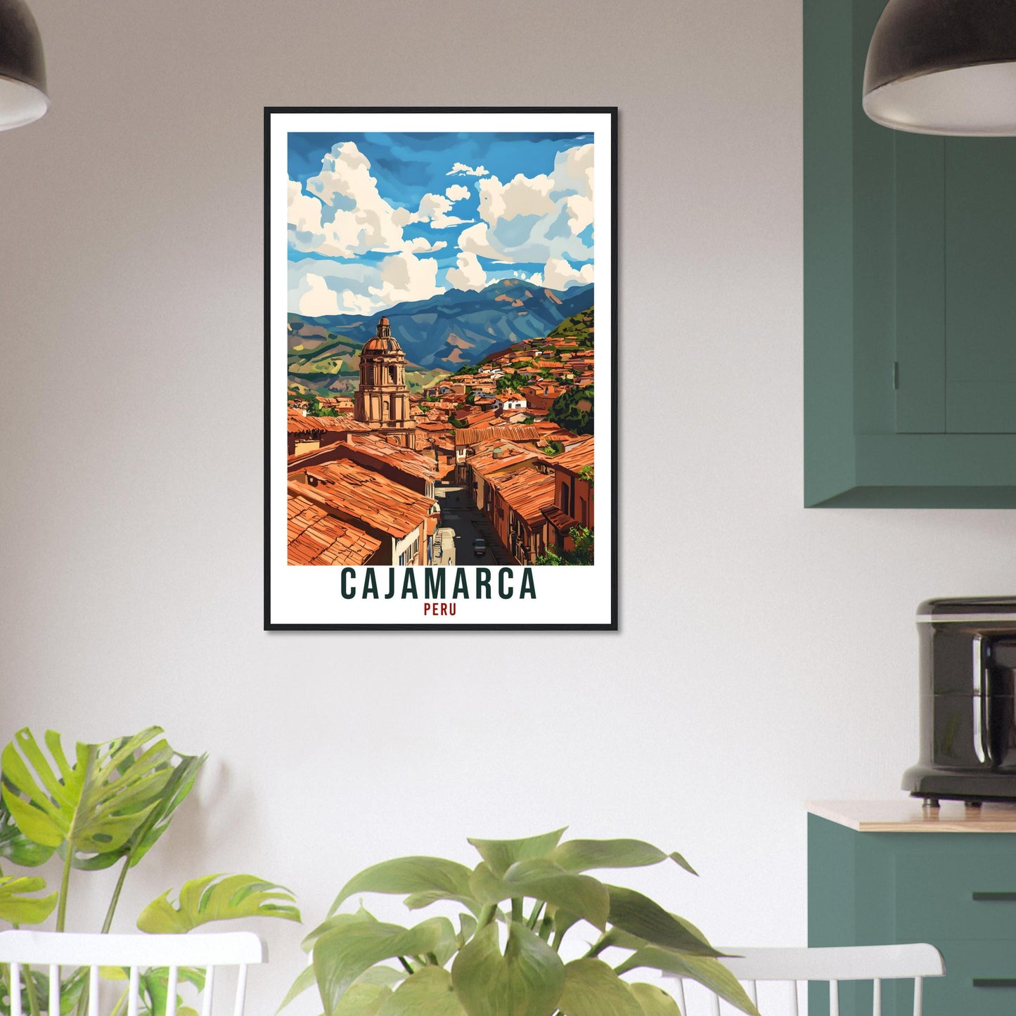 Cajamarca Travel Print Peru Home Decor Cajamarca Wall Art Gift Wall Hanging Art Lover Cajamarca Peruvian Artwork Travel Poster Travel Art