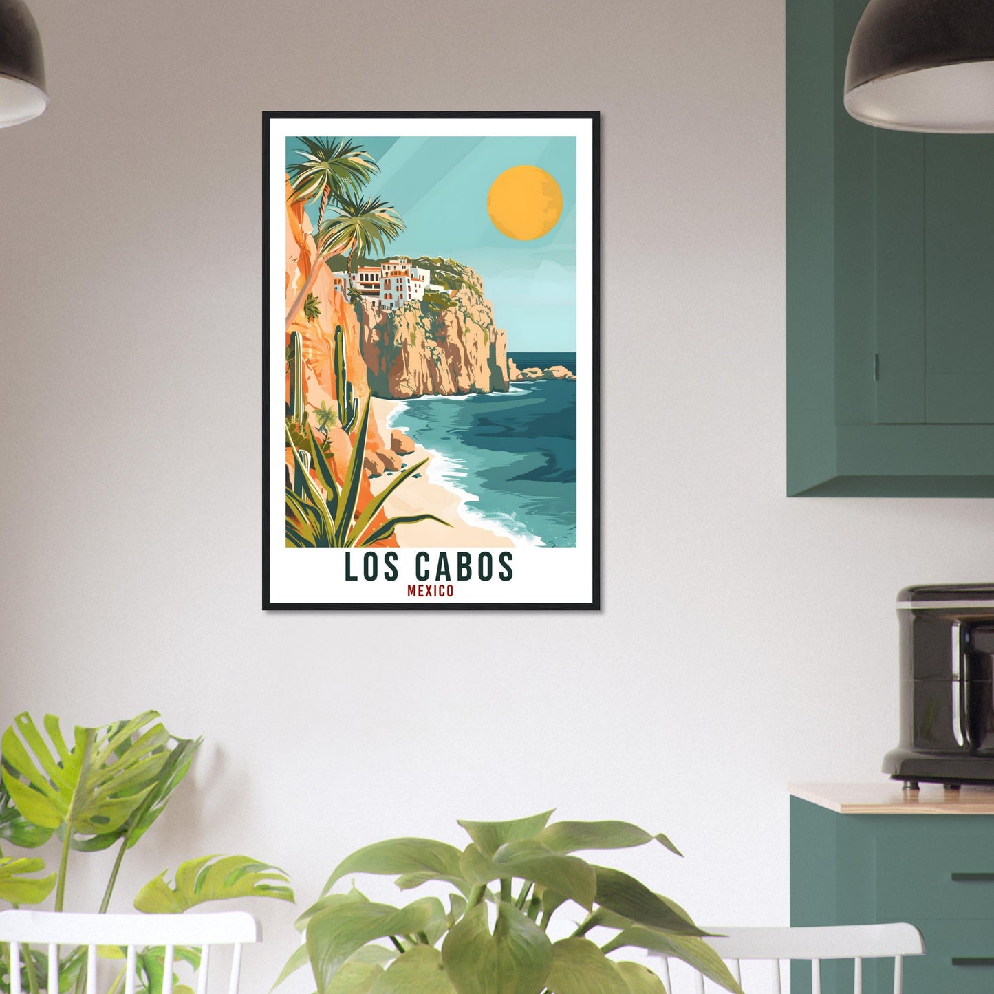 Los Cabos Mexico Travel Print Mexico Wall Art Wall Hanging Home Décor Los Cabos Gift Mexico Landmark Artwork South America Travel Poster