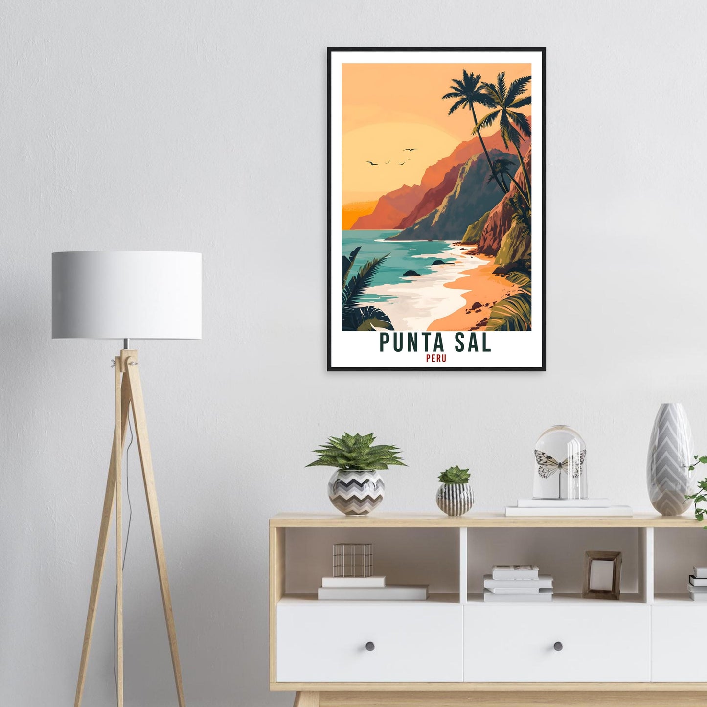 Punta Sal Travel Print Peru Home Decor Punta Sal Wall Art Gift Wall Hanging Art Lover Punta Sal Peruvian Artwork Travel Poster Travel Art