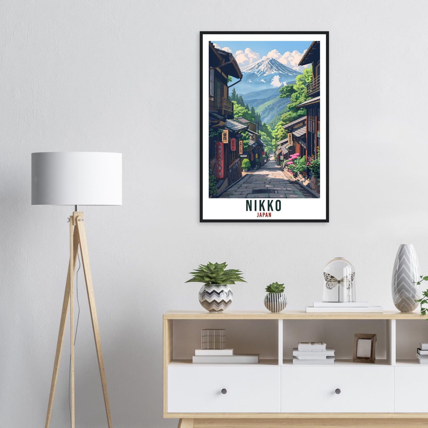 Nikko Travel Print Japan Home Decoration Wall Art Gift Wall Hanging Art Lover Japanese Artwork Japan Nikko Travel Poster Cityscape Print