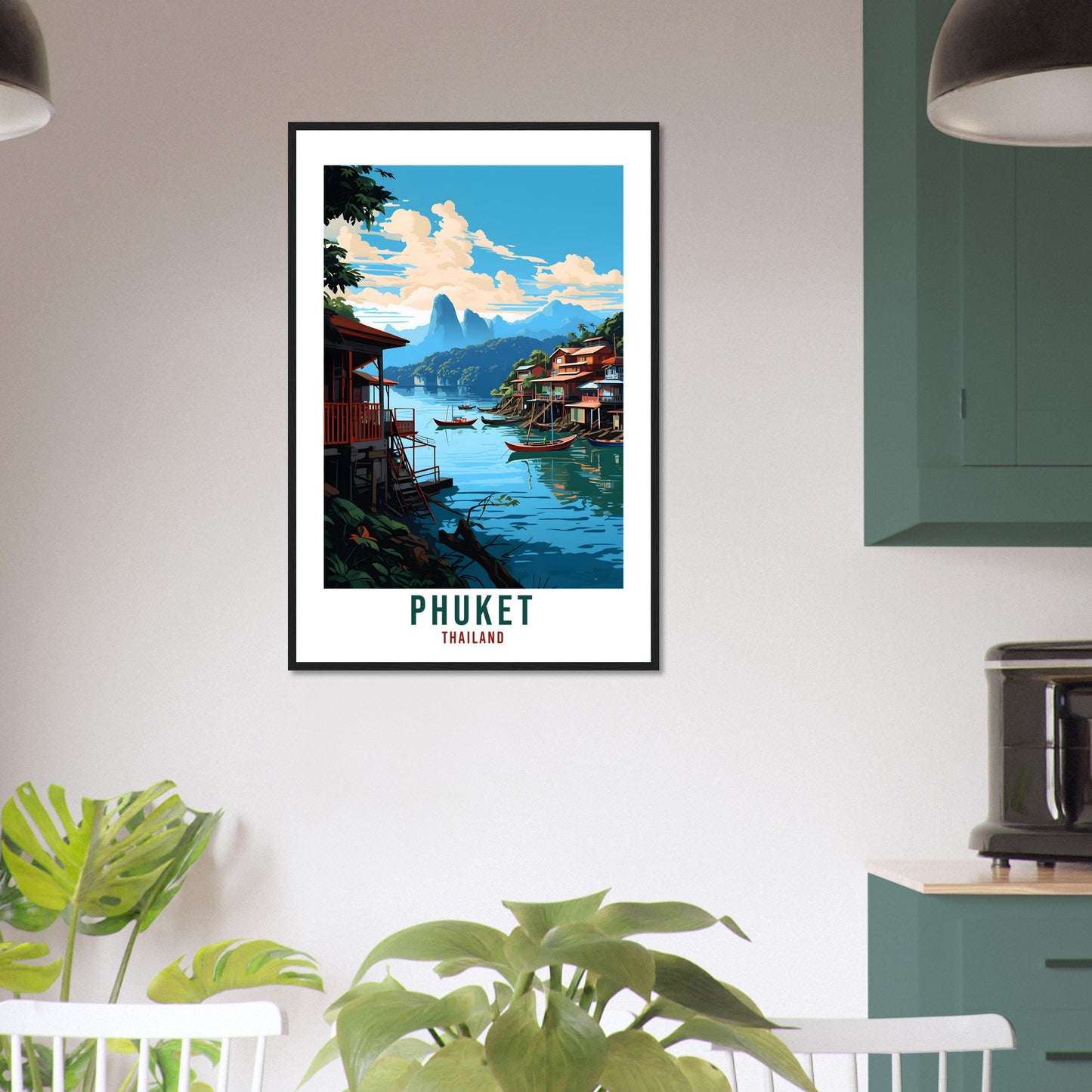 Phuket Travel Print Wall Art Phuket Wall Hanging Thailand Gift Holiday Print Phuket Art Print Phuket Travel Poster Phuket Landscape Print