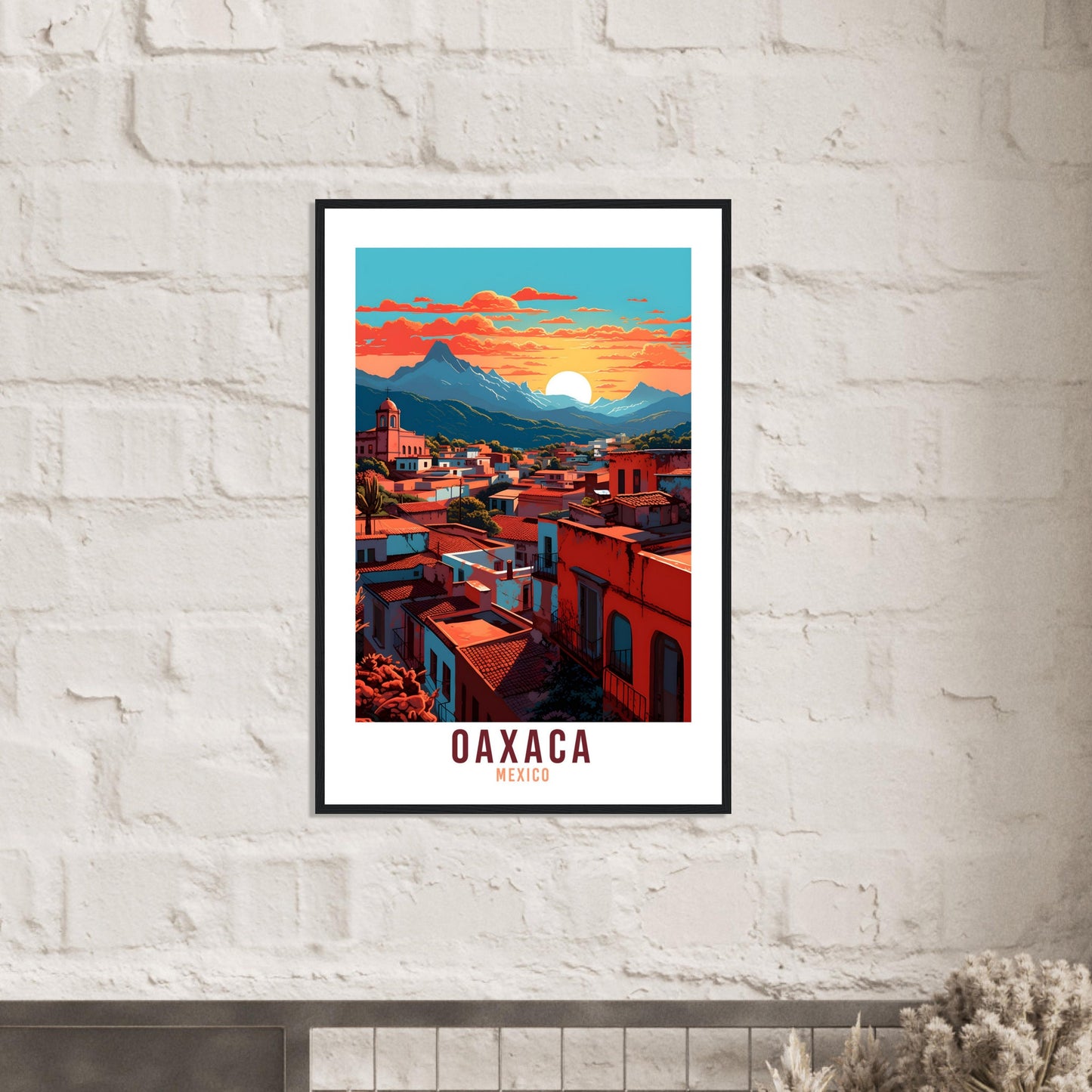 Oaxaca Travel Print Wall Art Oaxaca Mexico Wall Hanging Home Décor Oaxaca Gift Art Lovers Mexico Art Lover Gift Print Oaxaca Mexico Print