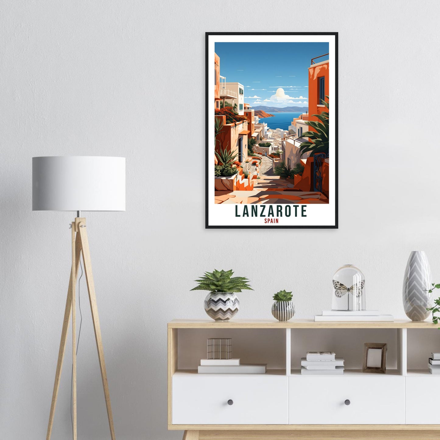 Lanzarote Travel Print Spain Home Decoration Lanzarote Spanish Wall Art Gift Wall Hanging Art Lover Spain Artwork Lanzarote Travel Poster