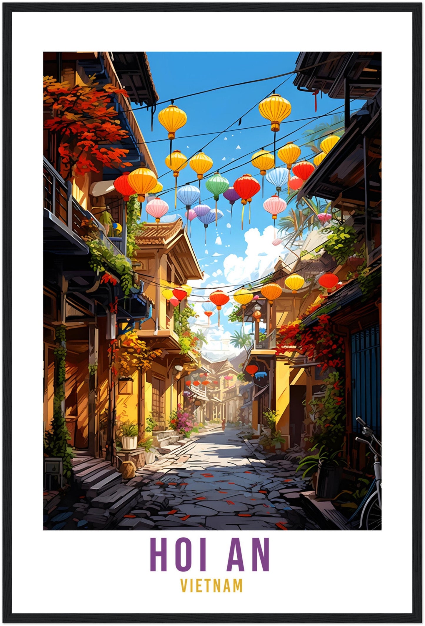 Hoi An Vietnam Travel Print Wall Art Hoi An Wall Hanging Vietnam Gift Holiday Print Hoi An Art Print Vietnam Travel Poster Landscape Print
