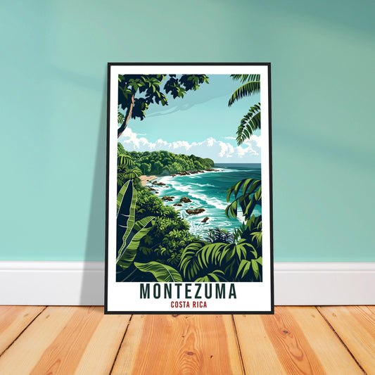 Montezuma Costa Rica Travel Print Wall Art Wall Hanging Home Décor Montezuma Gift Wall Art Artwork Travel Art Costa Rica City Travel Poster
