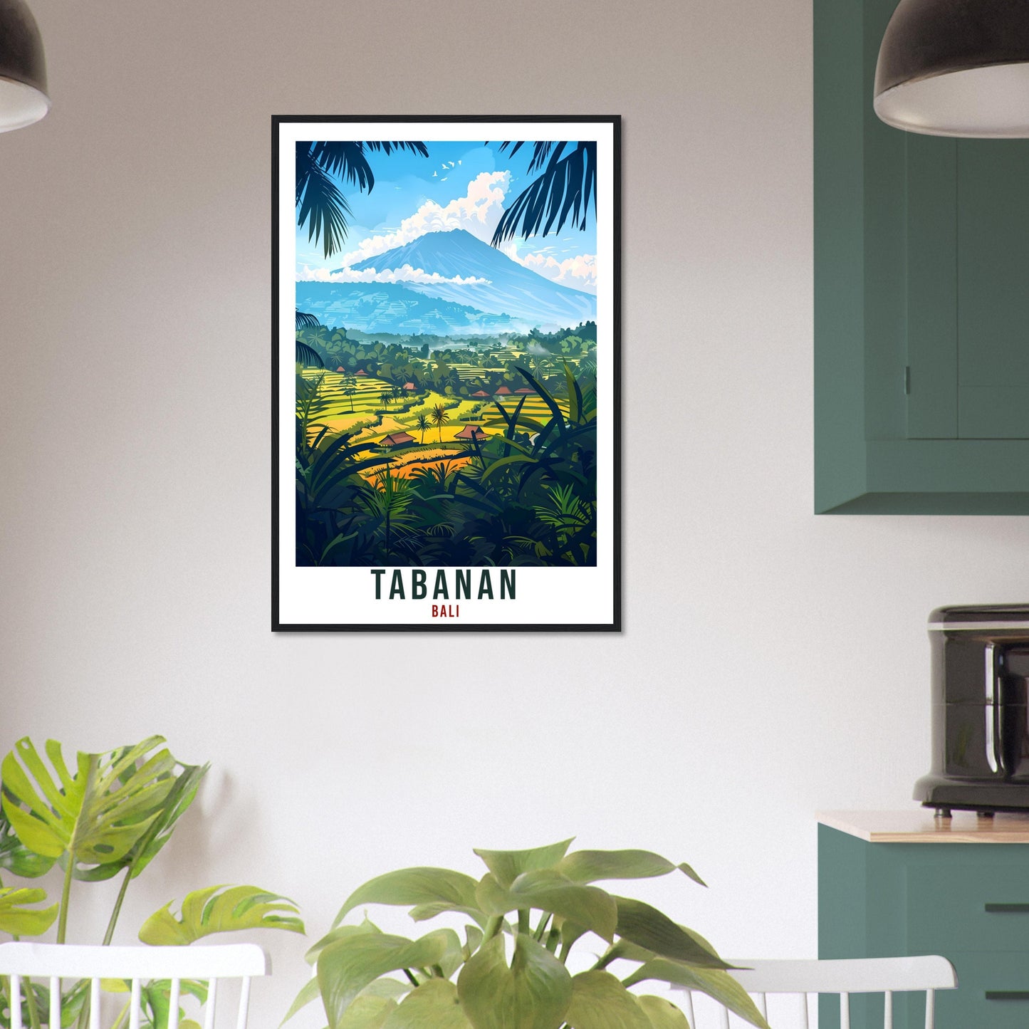 Tabanan Bali Travel Print Bali Wall Art Wall Hanging Home Décor Tabanan Gift Landmark Artwork Travel Art Indonesia Tabanan Travel Poster