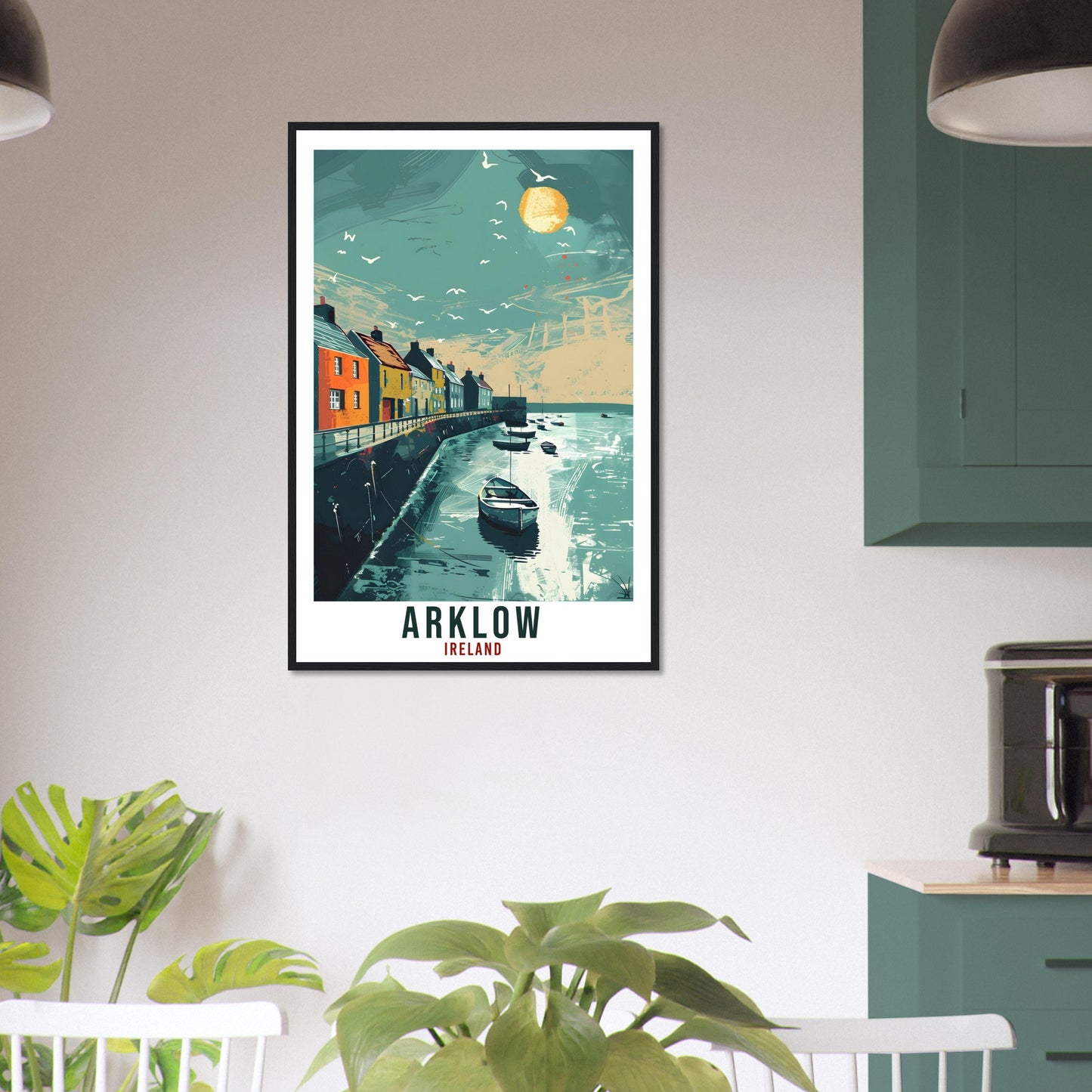 Arklow Travel Print Ireland Wall Art Wall Hanging Home Living Décor Arklow Gift Art Lovers Gift Irish Artwork Gift Ireland Travel Poster