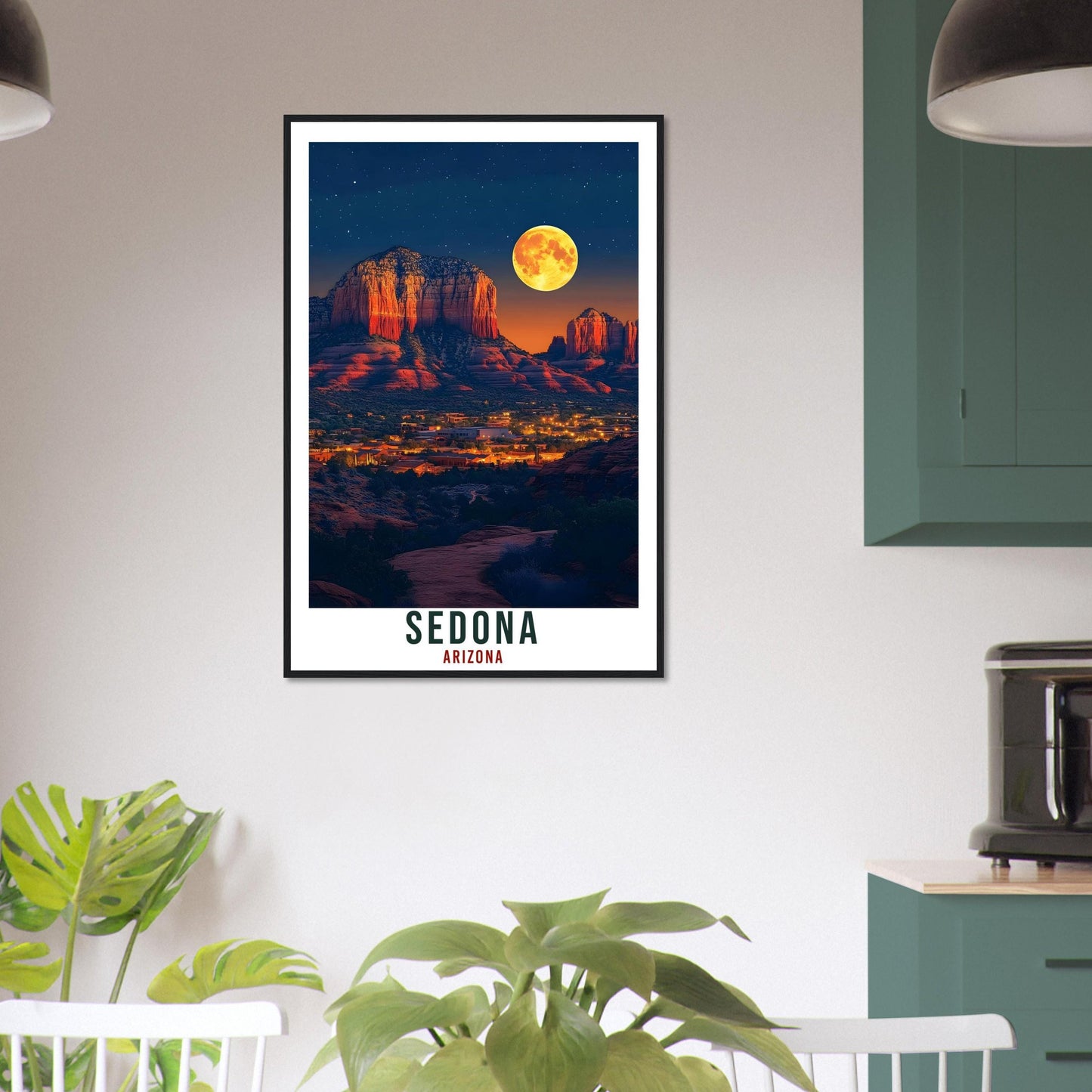 Sedona Travel Print Arizona Home Decor Sedona Wall Art Gift Wall Hanging Art Lover Sedona United States Artwork Travel Poster Travel Art