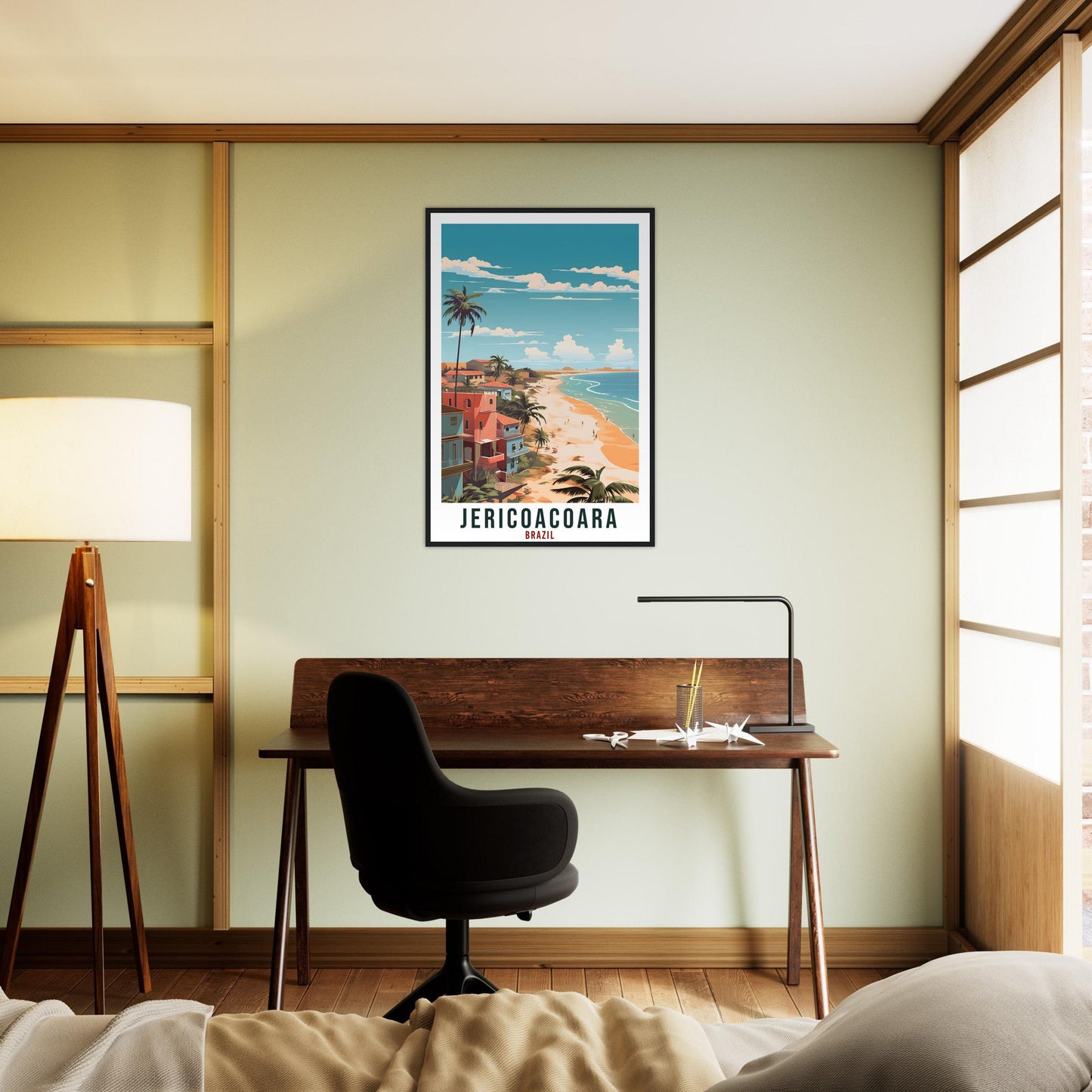 Jericoacoara Travel Print Wall Art Jericoacoara Brazil Wall Hanging Artwork Brazil Art Gift Jericoacoara Travel Poster Brazil Art Lover Gift