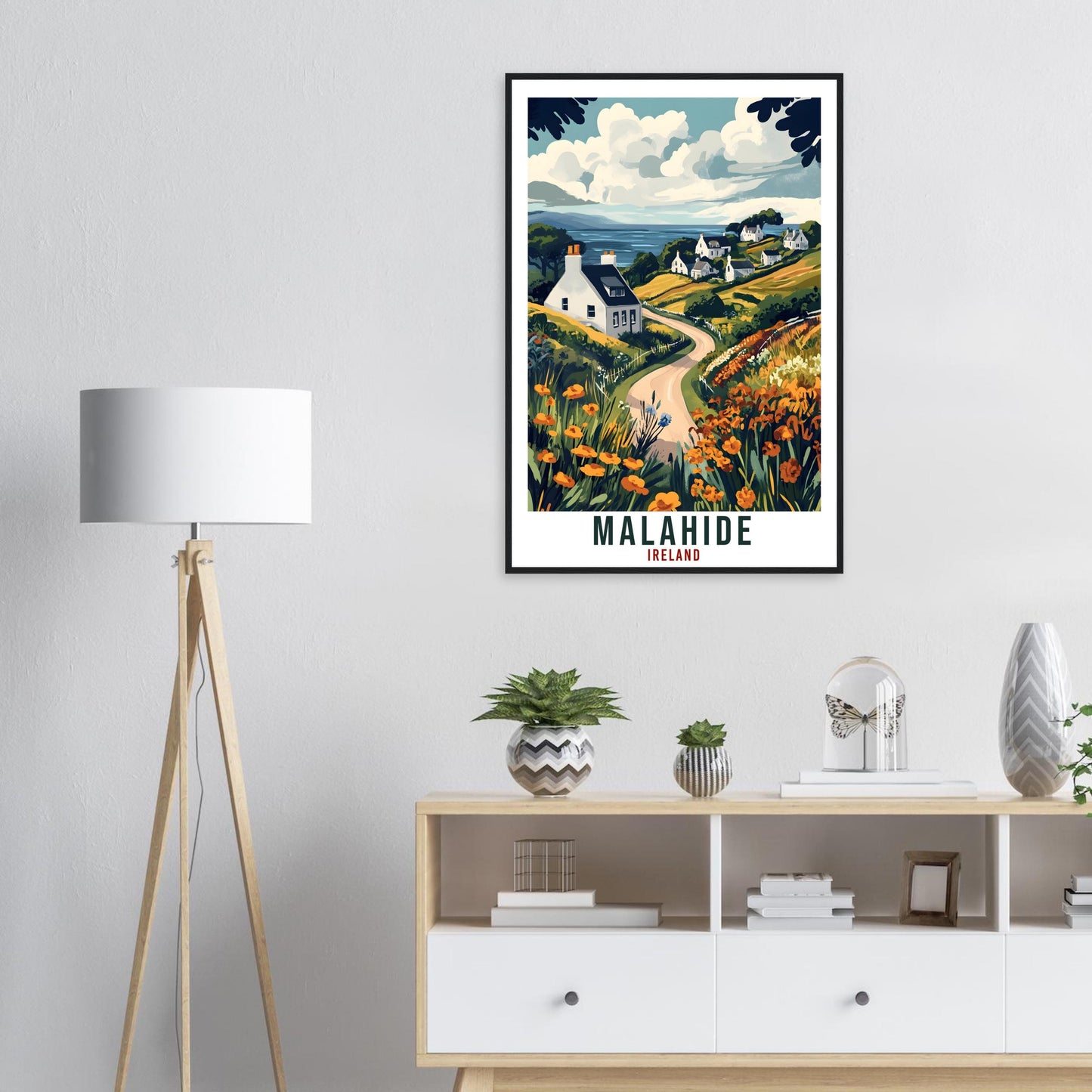 Malahide Travel Print Ireland Home Decor Co Dublin Wall Art Wall Hanging Art Lover Irish Artwork Travel Poster Malahide Ireland Travel Art