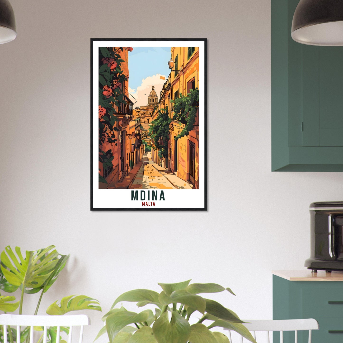 Mdina Travel Print Malta Wall Art Wall Hanging Home Living Décor Mdina Gift Art Lovers Gift Malta Artwork Gift Mdina Malta Travel Poster