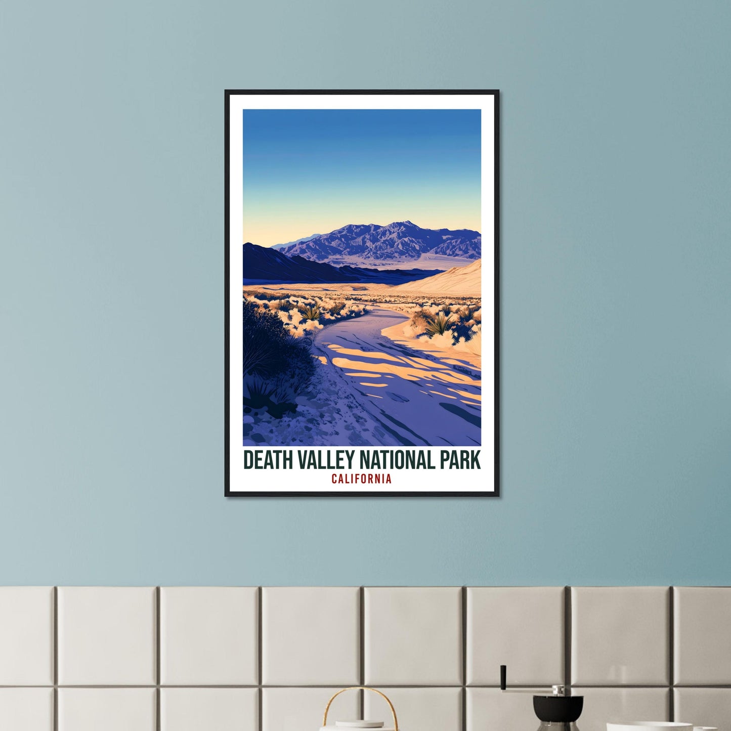 Death Valley National Park California USA Travel Print Wall Art Wall Hanging Décor Death Valley Gift Travel Art USA Artwork Travel Poster