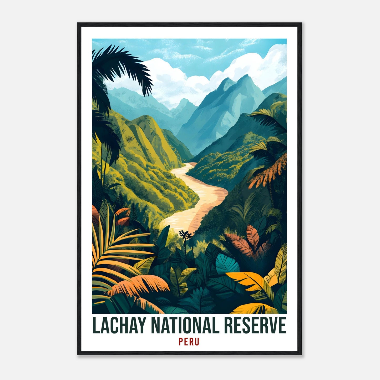 Lachay National Reserve Travel Print Peru Home Decor Wall Art Gift Wall Hanging Art Lover Lachay Peruvian Artwork Travel Poster Travel Art