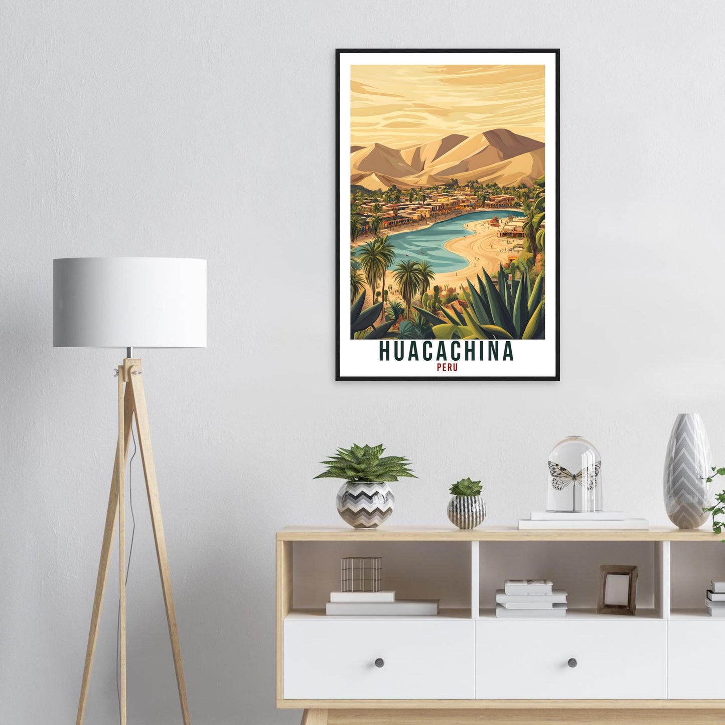 Huacachina Travel Print Peru Home Decor Huacachina Wall Art Gift Wall Hanging Art Lover Huacachina Peruvian Artwork Travel Poster Travel Art