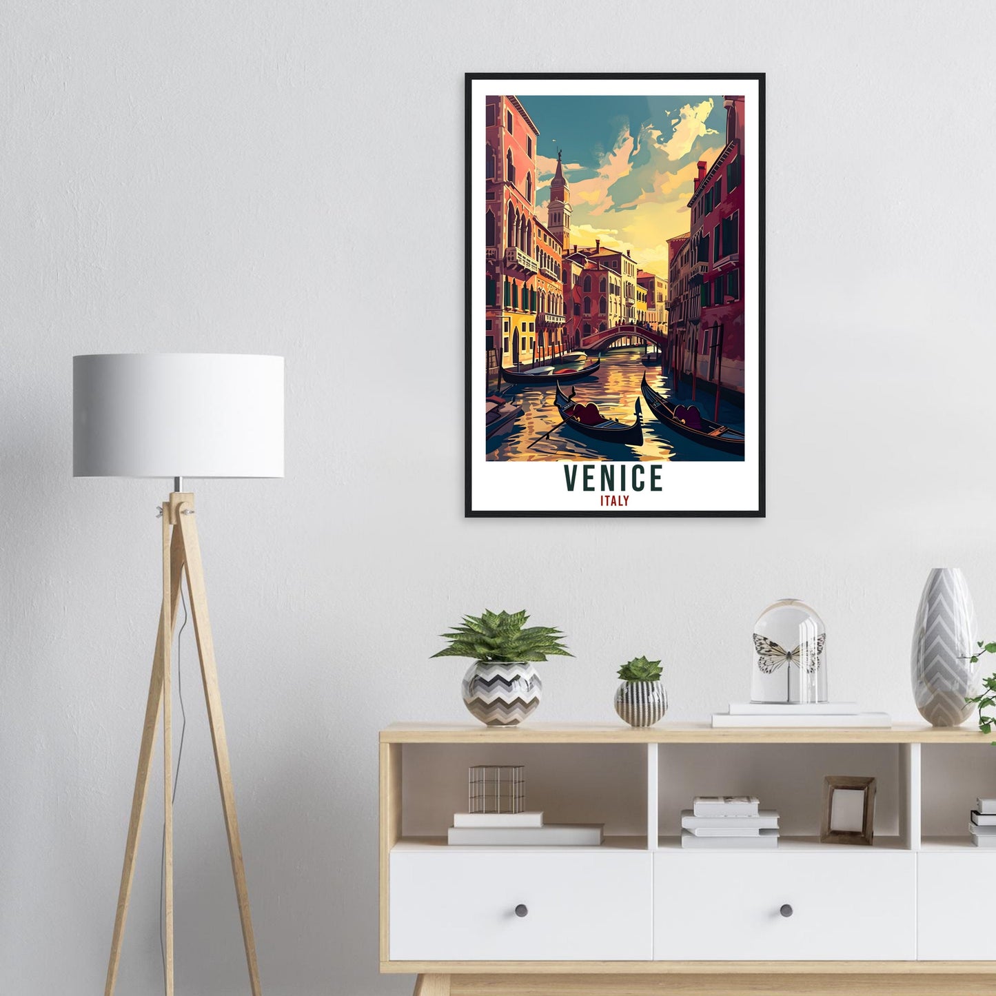 Venice Travel Print Wall Art Venice Italy Wall Hanging Artwork Venice Art Gifts Venice Travel Poster Italy Home Decor Art Lovers Gift