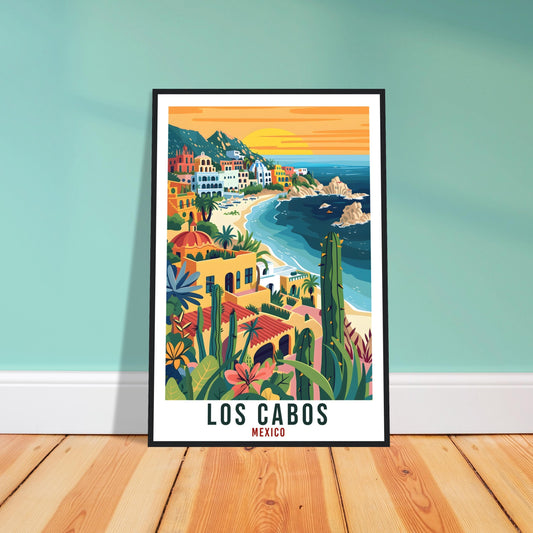 Los Cabos Mexico Travel Print Mexico Wall Art Wall Hanging Home Décor Los Cabos Gift Mexico Landmark Artwork South America Travel Poster