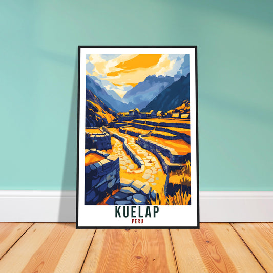 Kuelap Travel Print Peru Home Decor Kuelap Wall Art Gift Wall Hanging Art Lover Kuelap Peruvian Artwork Travel Poster Kuelap Peru Travel Art