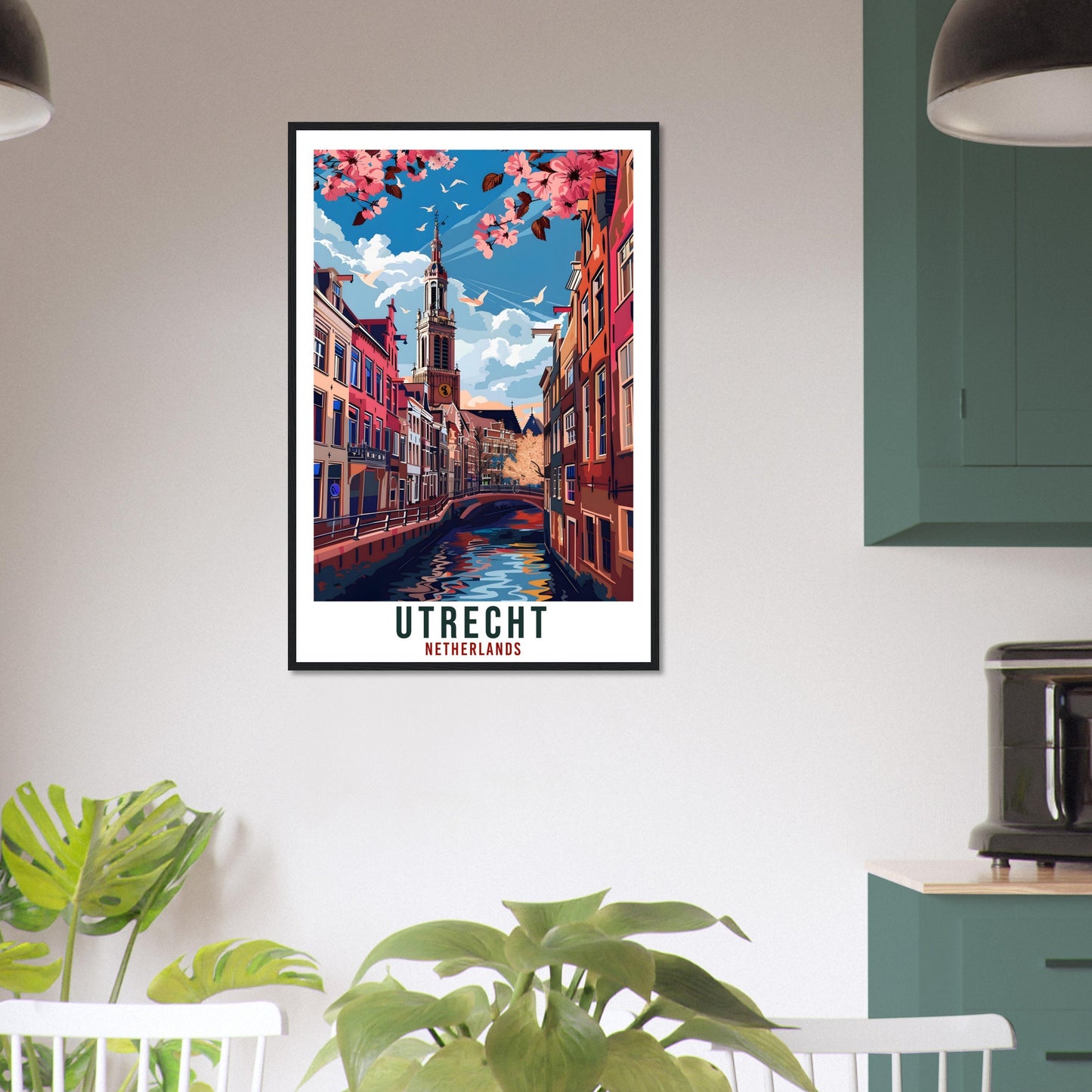 Utrecht Travel Print Holland Wall Art Wall Hanging Home Décor Utrecht Gift Art Lovers Gift Dutch Artwork Gift The Netherlands Travel Poster