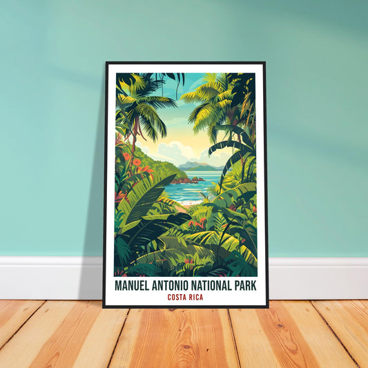 Manuel Antonio National Park Costa Rica Travel Print Wall Art Wall Hanging Manuel Antonio Park Artwork Travel Costa Rica City Travel Poster