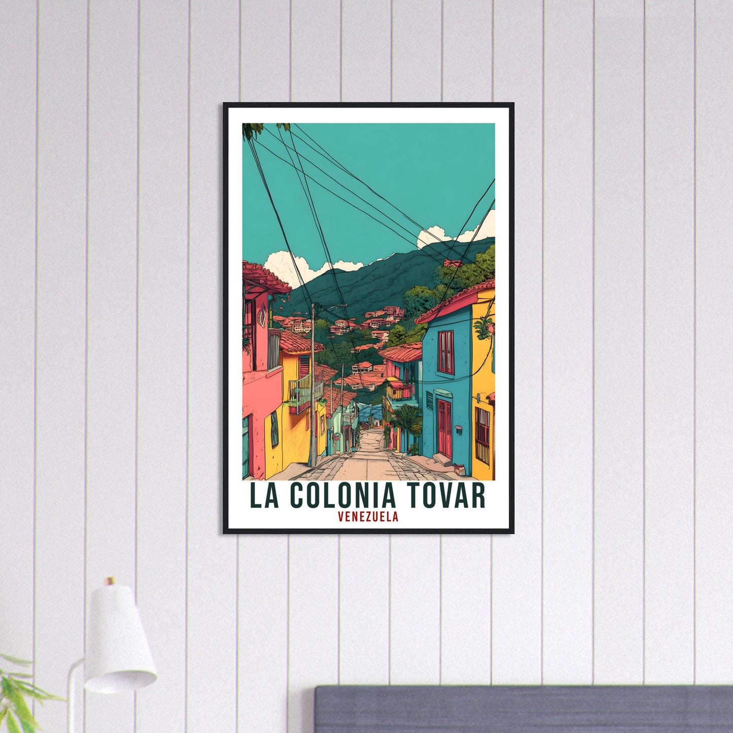 La Colonia Tovar Travel Print Venezuela Home Decor Wall Art Wall Hanging Art Lover Colonia Tovar Venezuelan Artwork Travel Poster Travel Art