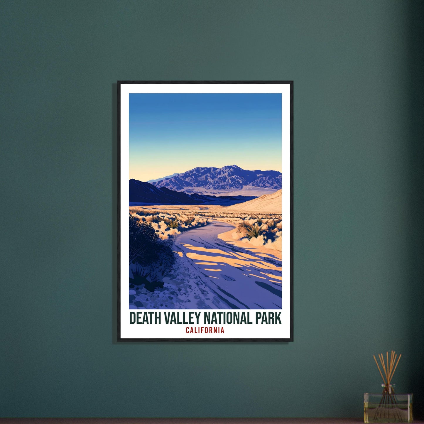 Death Valley National Park California USA Travel Print Wall Art Wall Hanging Décor Death Valley Gift Travel Art USA Artwork Travel Poster