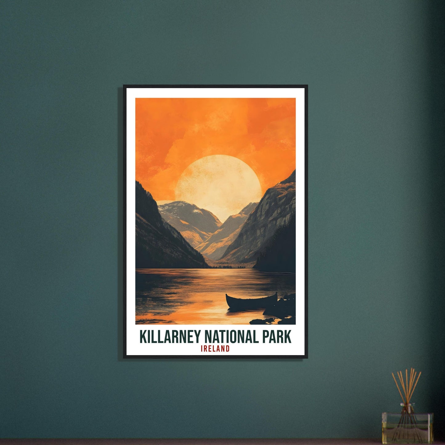 Killarney National Park Travel Print Ireland Decor Wall Art Gift Wall Hanging Art Lover Killarney Irish Artwork Travel Poster Ireland Travel