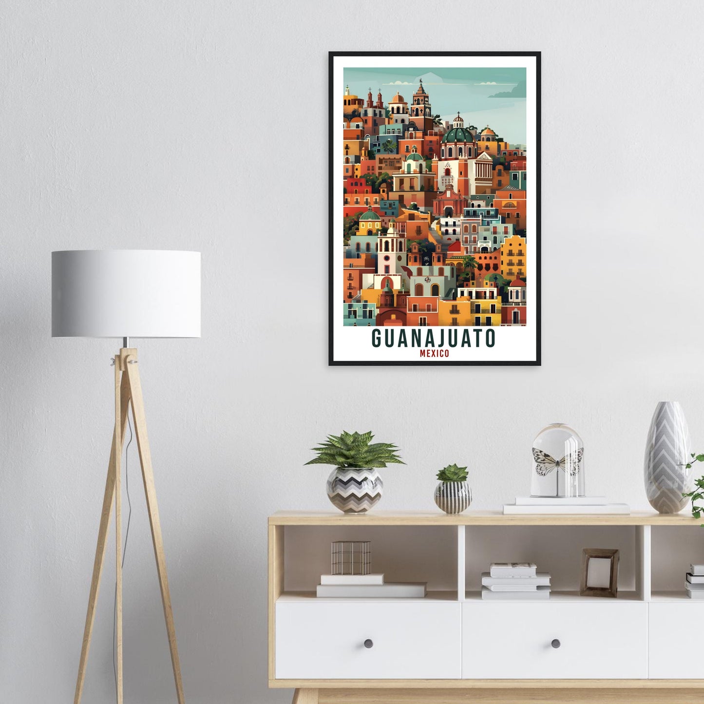 Guanajuato Mexico Travel Print Mexico Wall Art Wall Hanging Home Décor Guanajuato Gift Mexico Landmark Artwork South America Travel Poster