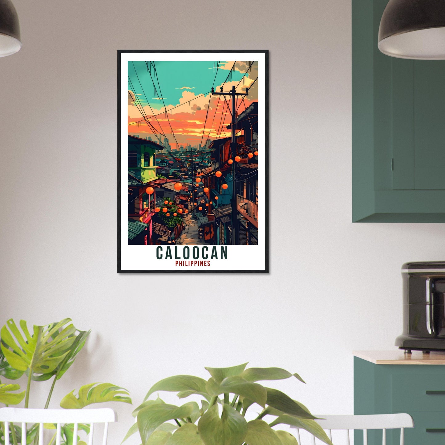 Caloocan Philippines Travel Print Wall Art Wall Hanging Home Décor Caloocan Gift Landmark Artwork Travel Art Philippines Travel Poster