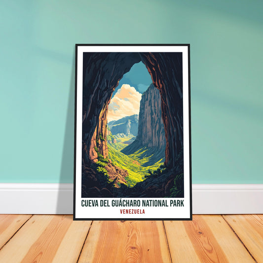 Cueva Del Guácharo National Park Travel Print Venezuela Decor Cueva Del Guácharo Travel Gift Wall Art Lover Venezuela Artwork Travel Poster