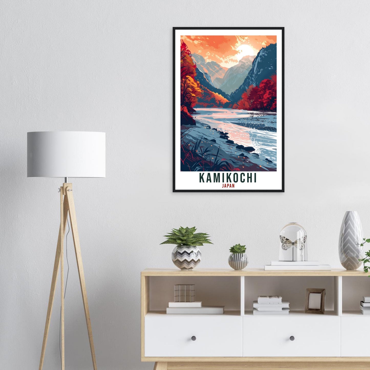 Kamikochi Travel Print Japan Home Decoration Wall Art Gift Wall Hanging Art Lover Japanese Artwork Japan Kamikochi Travel Poster Landscape