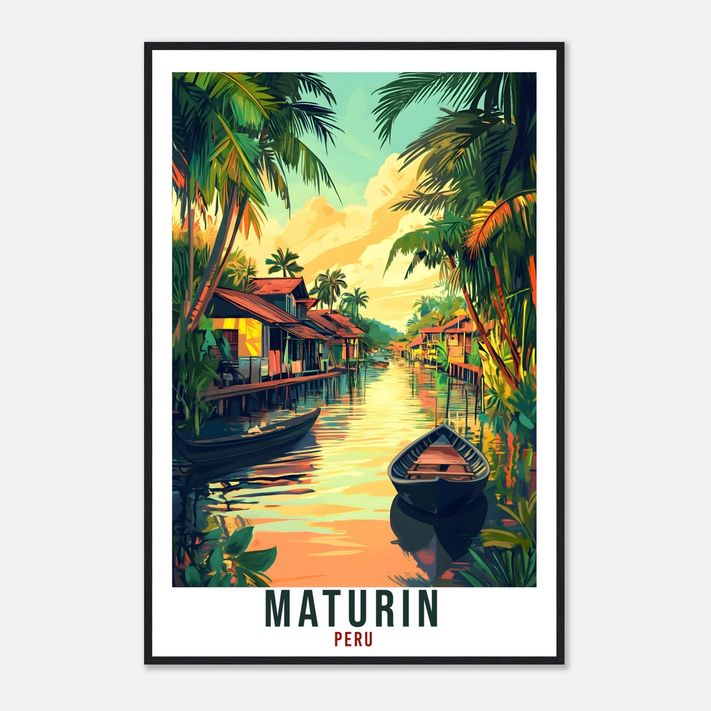 Maturin Travel Print Peru Home Decor Maturin Wall Art Gift Wall Hanging Art Lover Maturin Peruvian Artwork Travel Poster Travel Art Peru