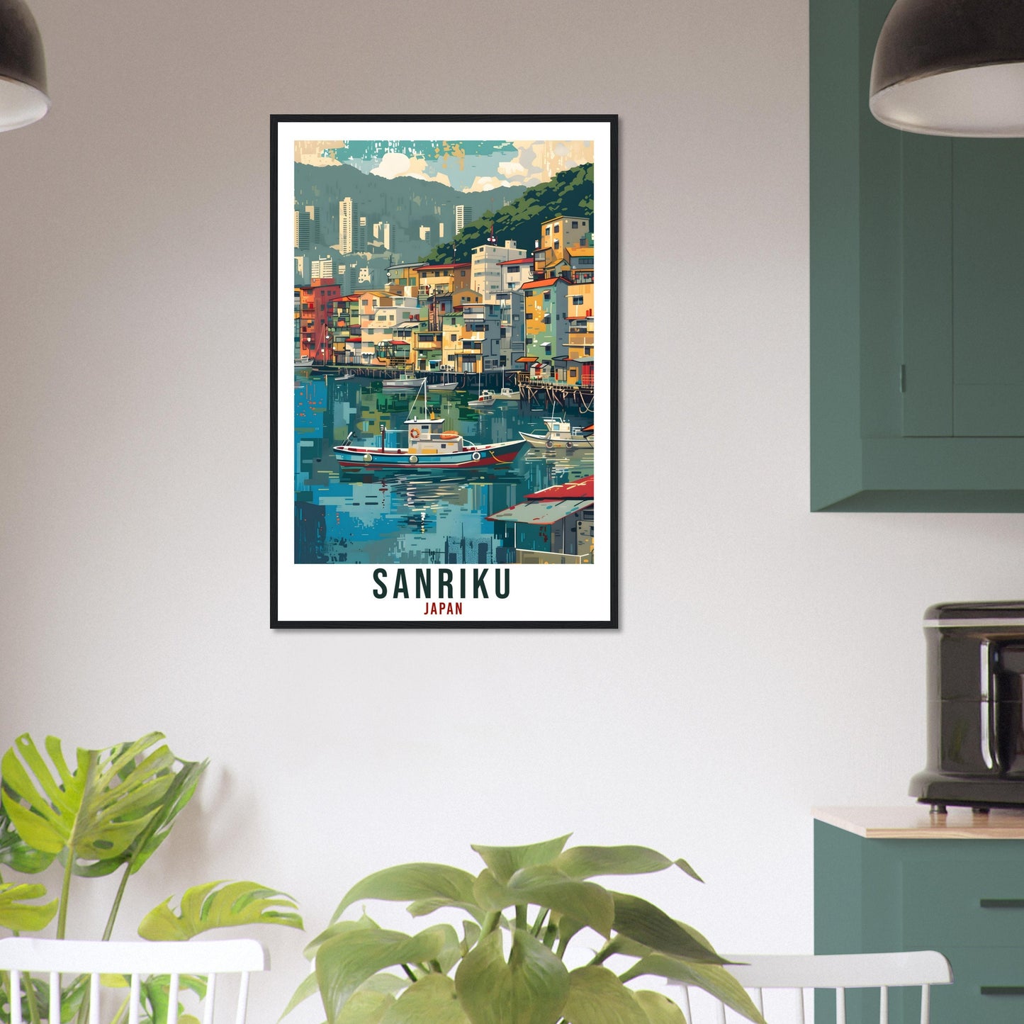 Sanriku Travel Print Japan Home Decoration Wall Art Gift Wall Hanging Art Lover Japanese Artwork Japan Sanriku Coast Travel Poster Print