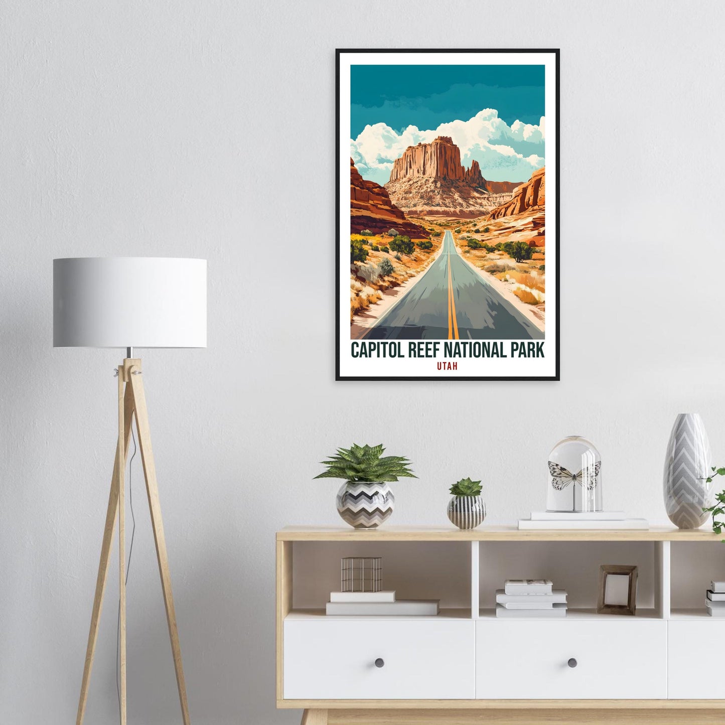 Capitol Reef National Park USA Travel Print Wall Art Wall Hanging Home Décor Capitol Reef Utah Gift Travel Art USA Artwork Travel Poster
