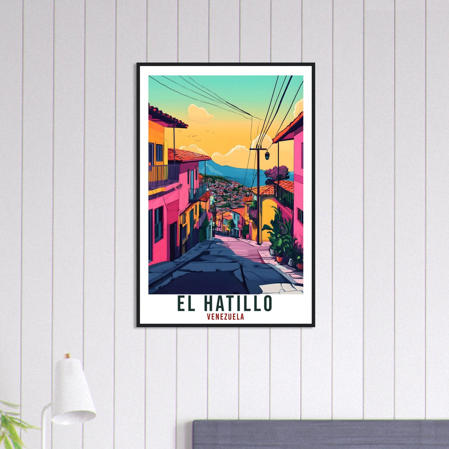 El Hatillo Travel Print Venezuela Decor El Hatillo Wall Art Wall Hanging Art Lover El Hatillo Venezuelan Artwork Travel Poster Travel Art