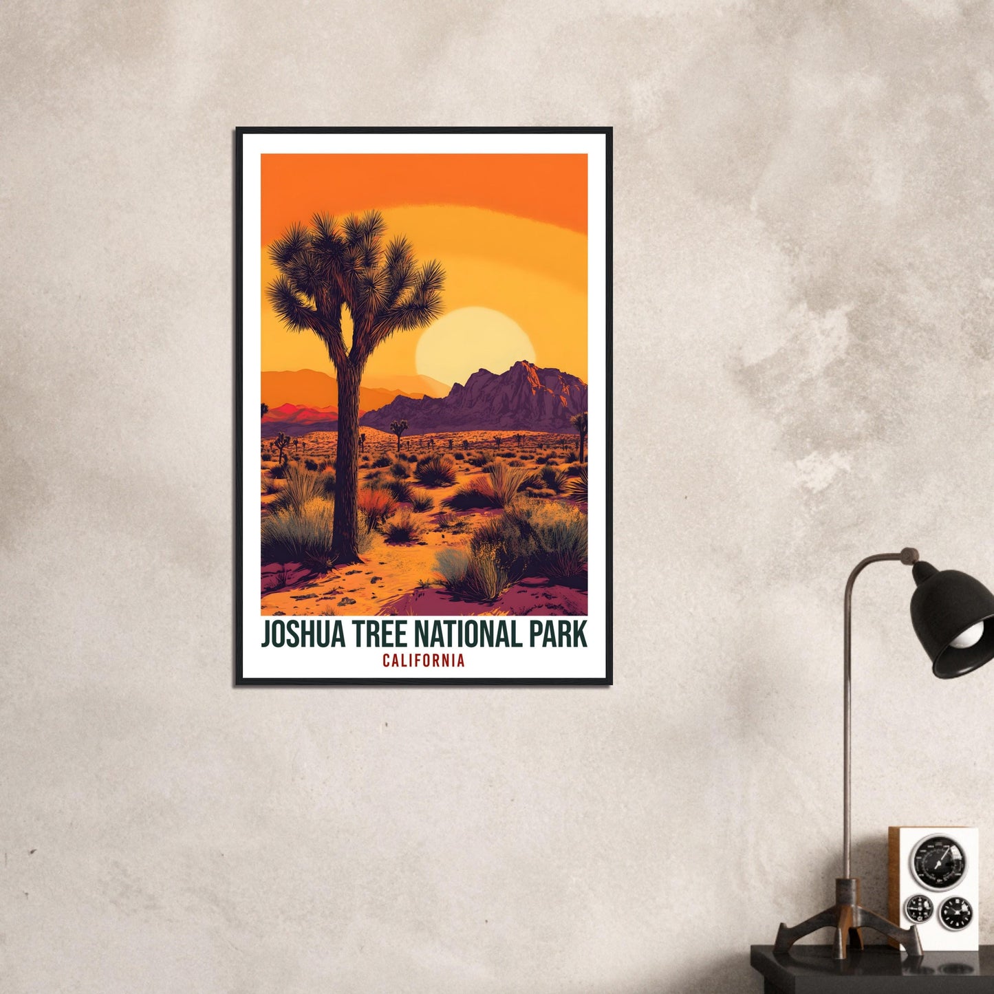 Joshua Tree National Park California USA Travel Print Wall Art Wall Hanging Home Décor Joshua Tree Gift Travel Art USA Artwork Travel Poster